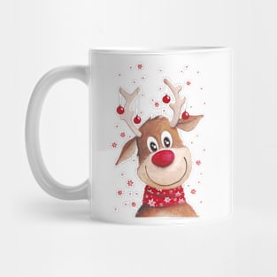 Adorable Christmas Deer Mug